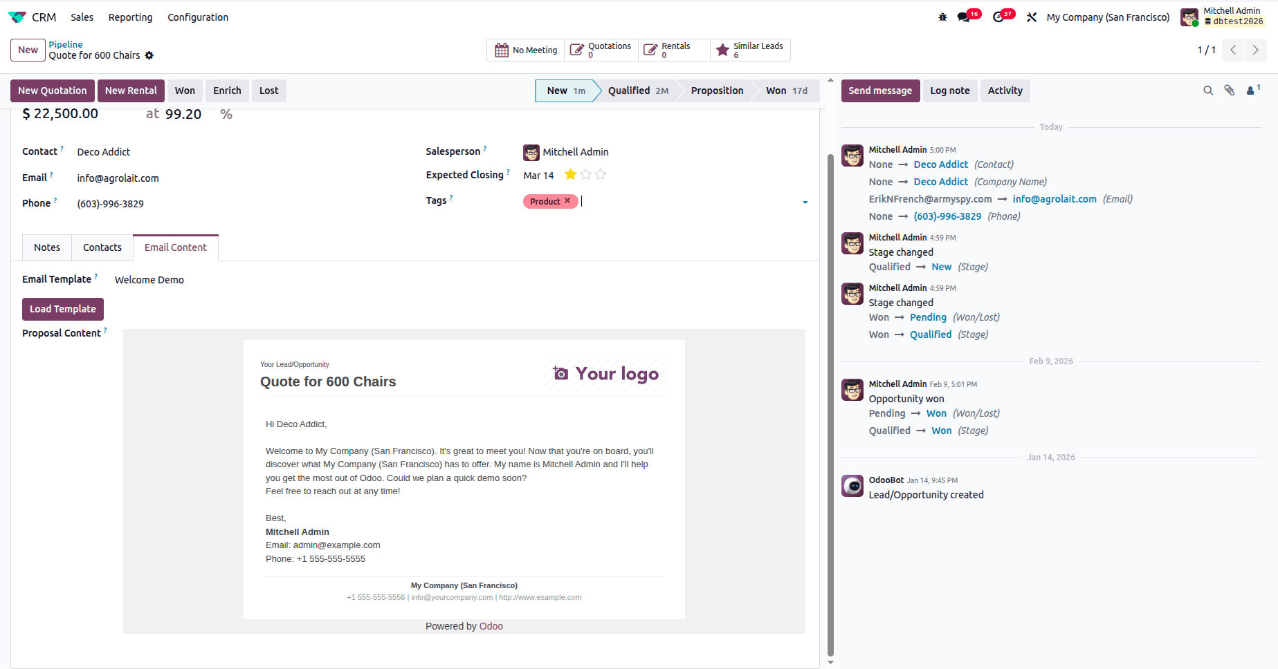 How to Instantly Render and Load an Email Template into an HTML Field in Odoo 19-cybrosys