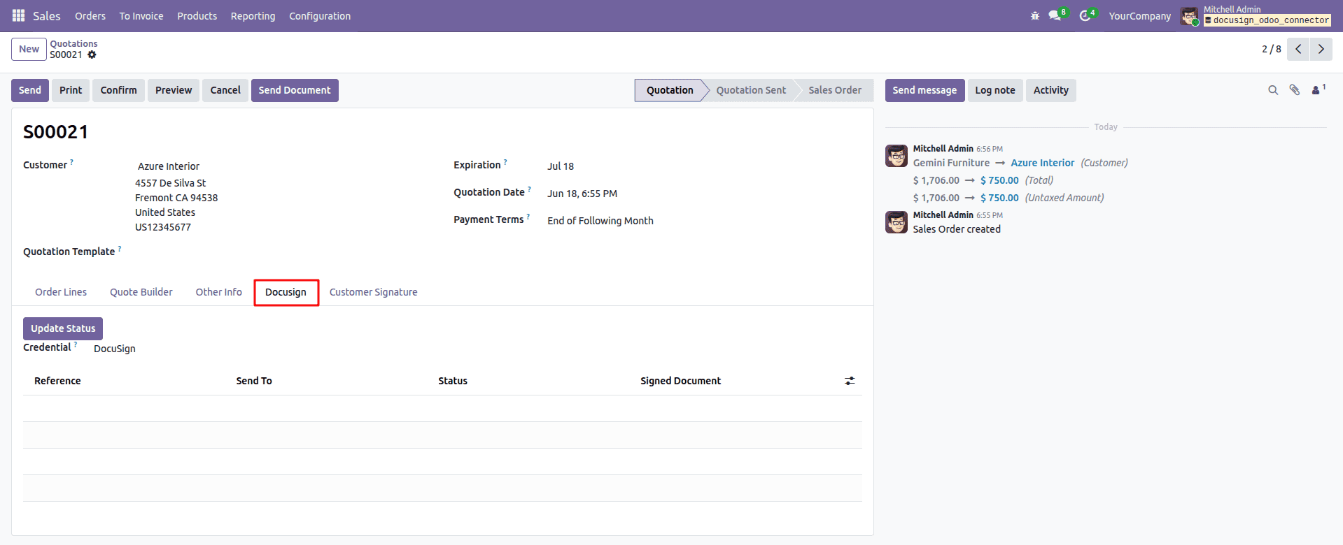 How to Integrate DocuSign in Odoo 19-cybrosys