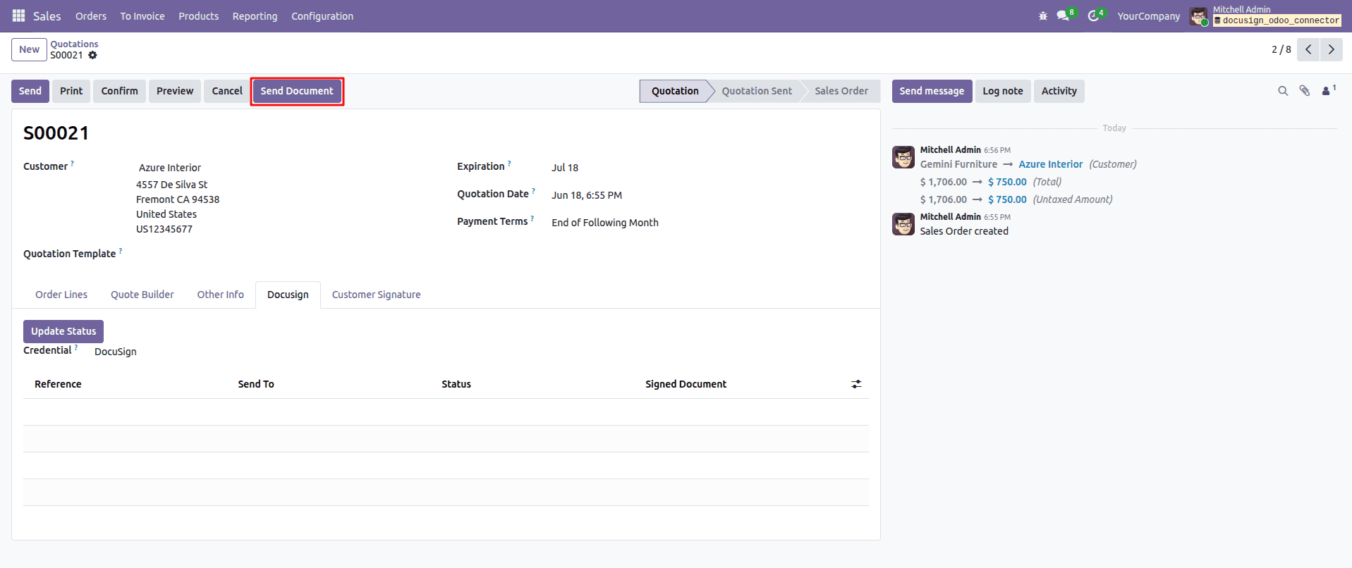 How to Integrate DocuSign in Odoo 19-cybrosys
