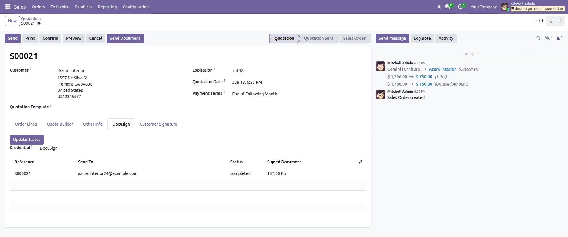 How to Integrate DocuSign in Odoo 19-cybrosys