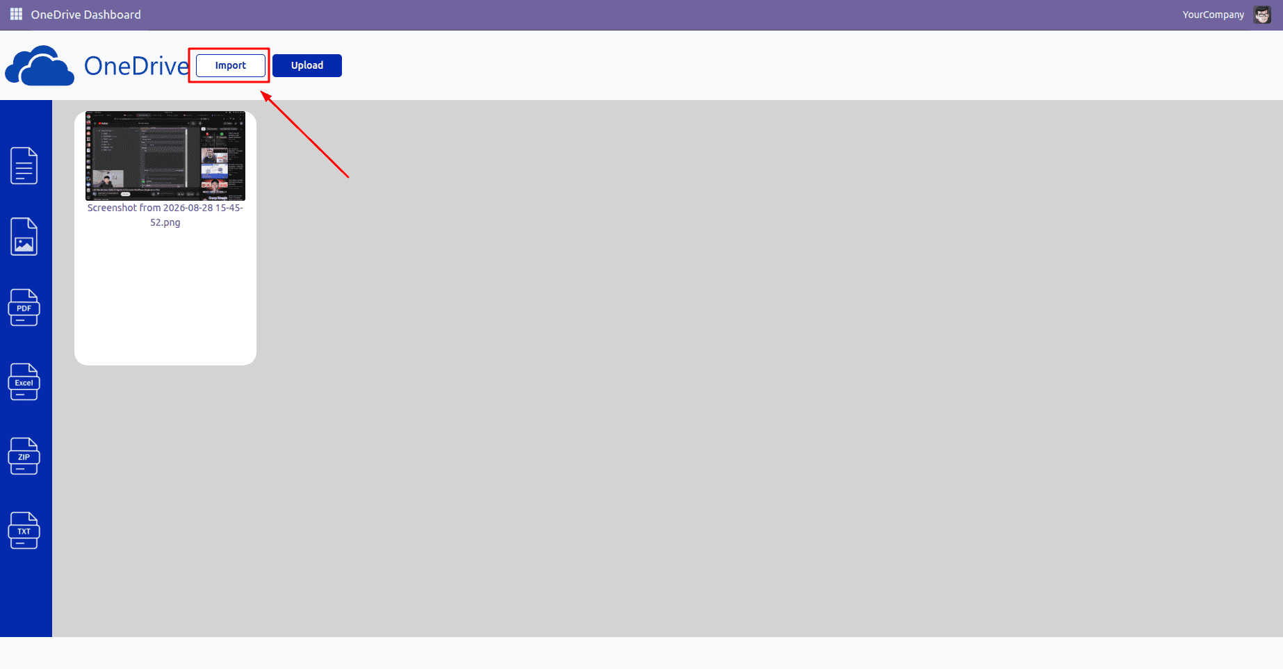 How to Integrate Microsoft OneDrive in Odoo 19-cybrosys