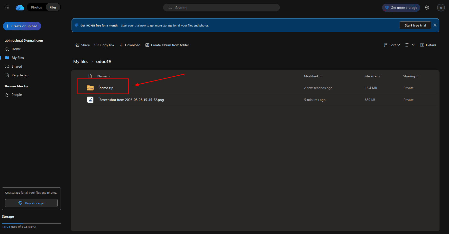 How to Integrate Microsoft OneDrive in Odoo 19-cybrosys