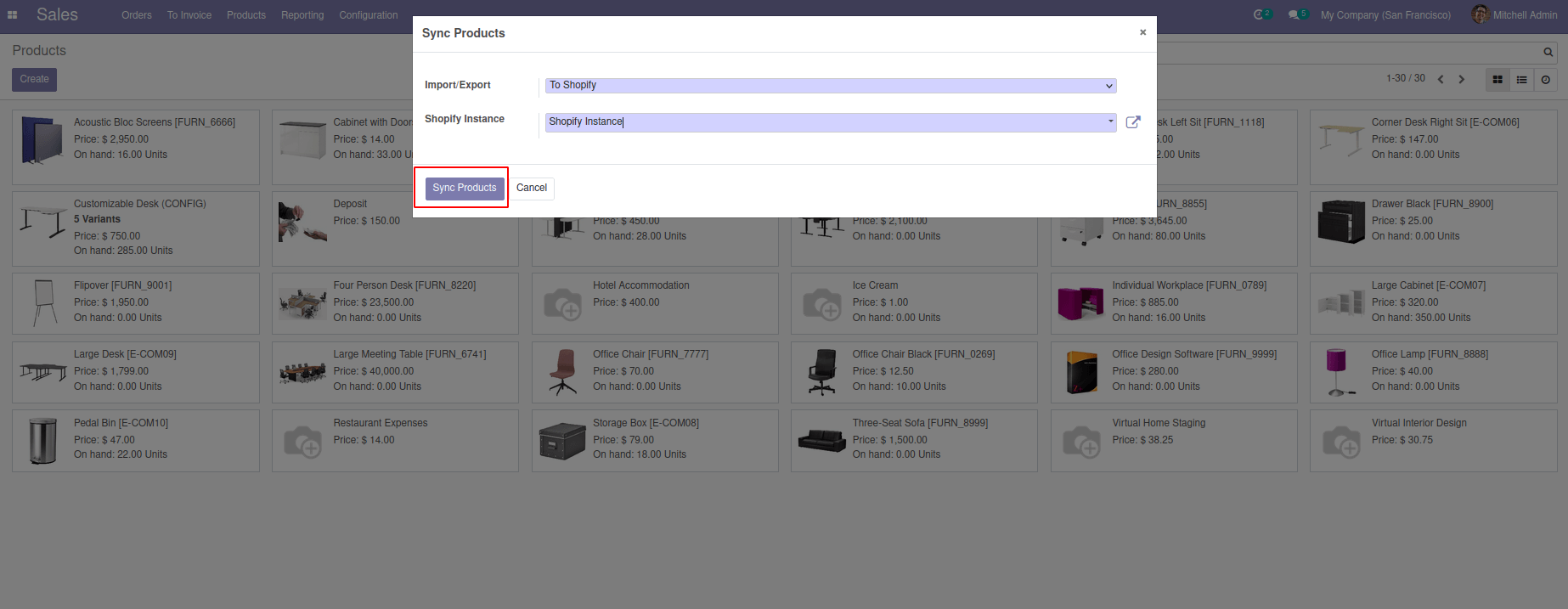 How to Integrate Odoo ERP With the Shopify Application?-cybrosys