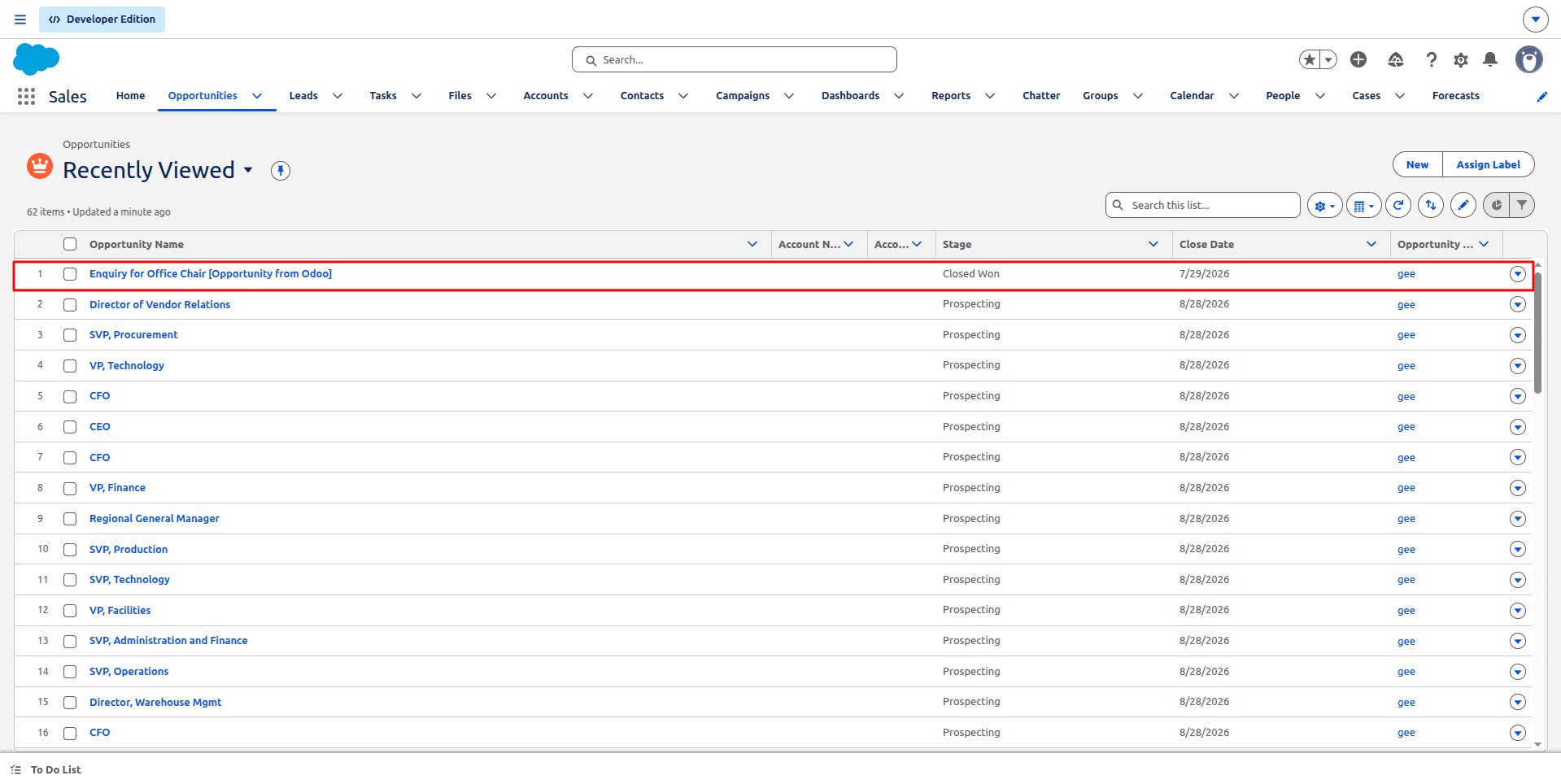 How to Integrate Salesforce with Odoo 19-cybrosys