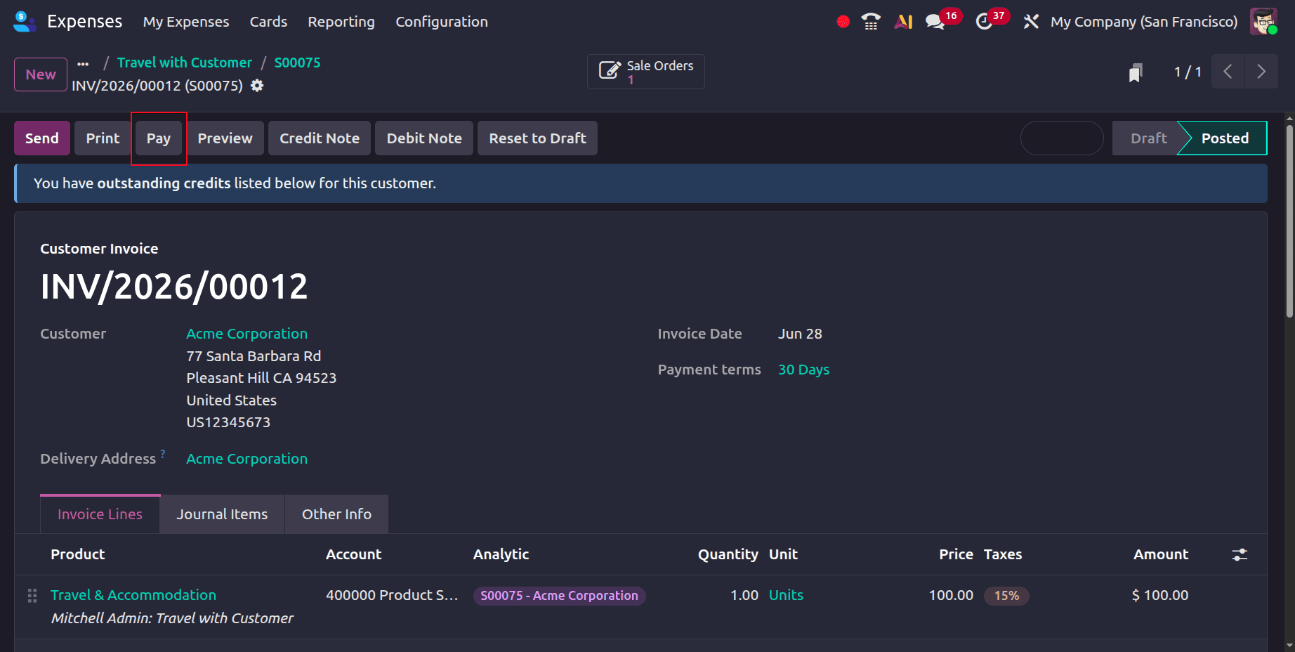 How to Invoice Customers for Expenses in Odoo 19-cybrosys