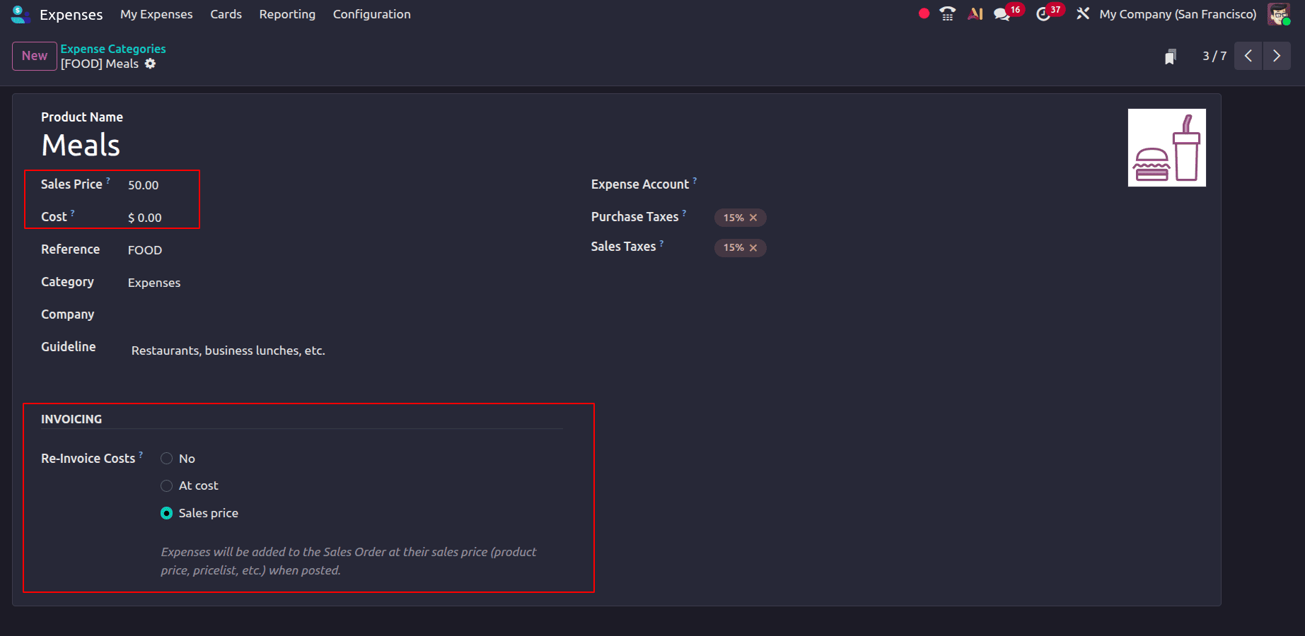 How to Invoice Customers for Expenses in Odoo 19-cybrosys