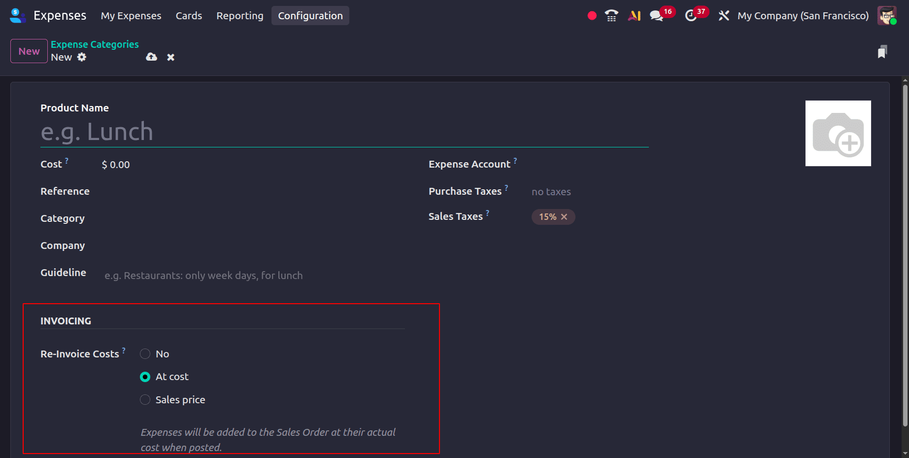 How to Invoice Customers for Expenses in Odoo 19-cybrosys