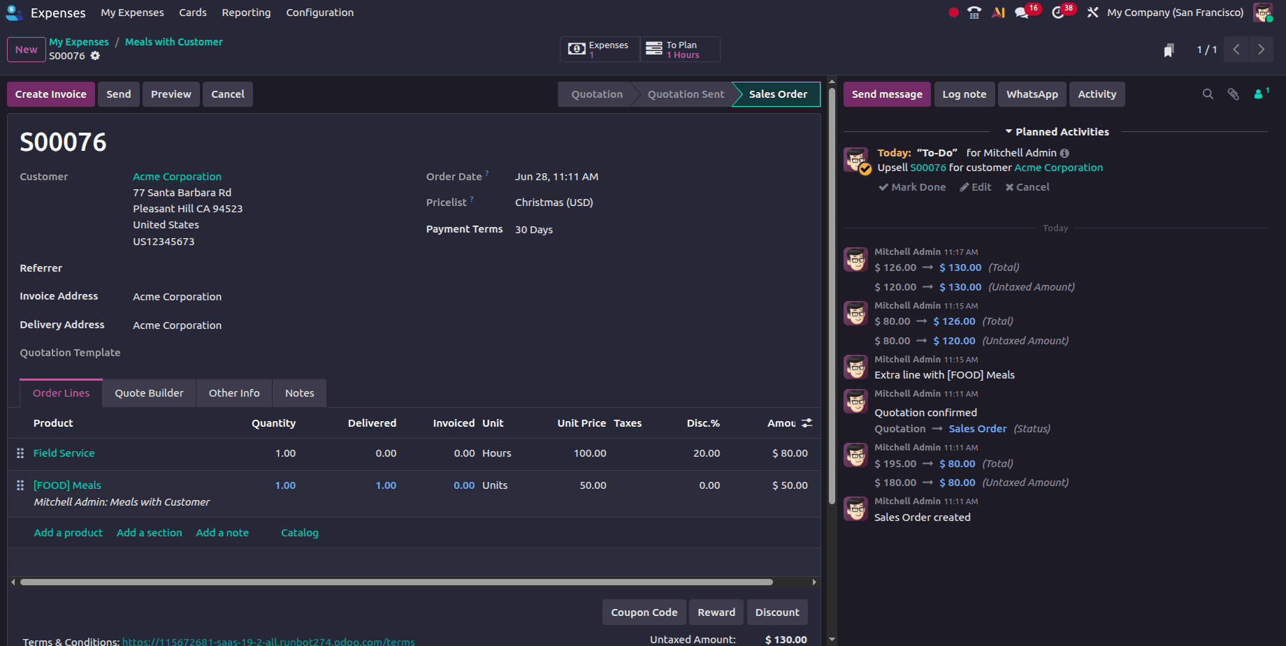 How to Invoice Customers for Expenses in Odoo 19-cybrosys