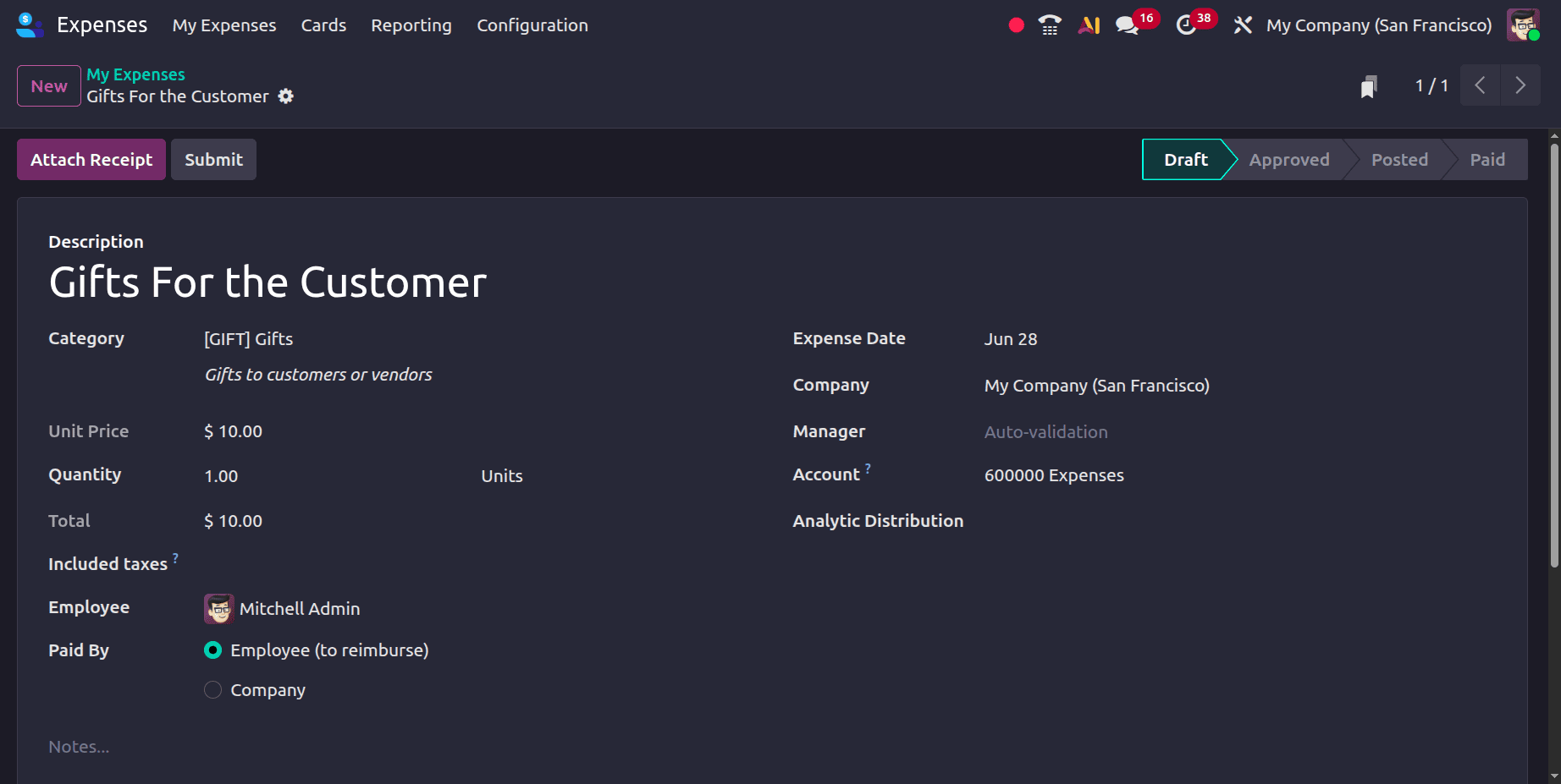 How to Invoice Customers for Expenses in Odoo 19-cybrosys