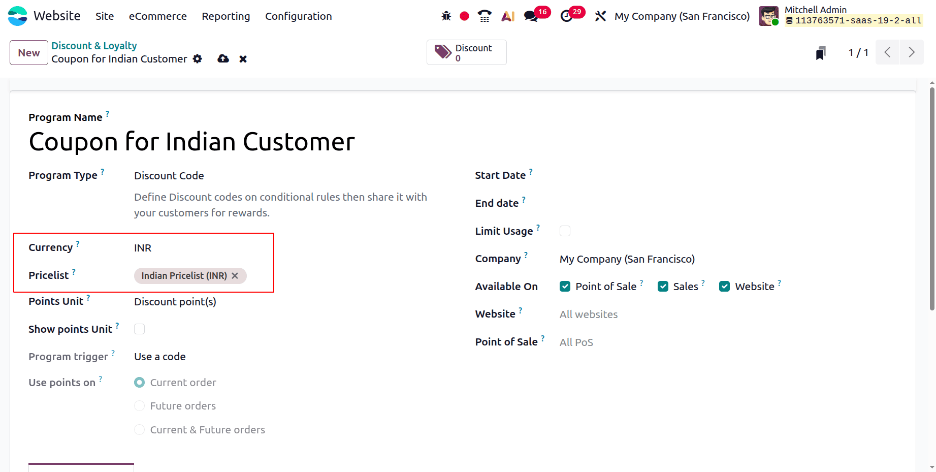 How to Limit Promotion Access Using Pricelists in Odoo 19-cybrosys