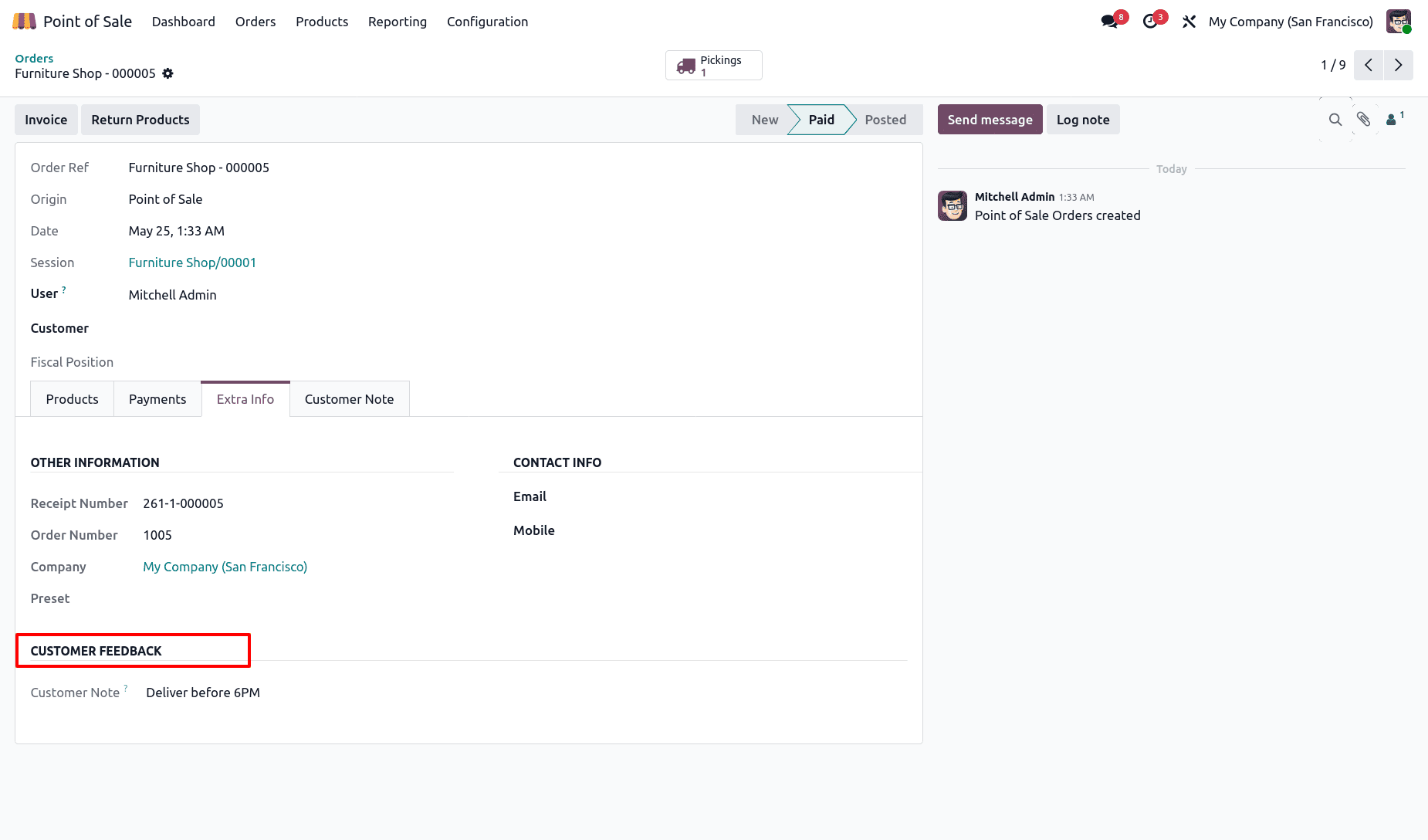 How to Load PoS Session Data to PoS Order in Odoo 19-cybrosys