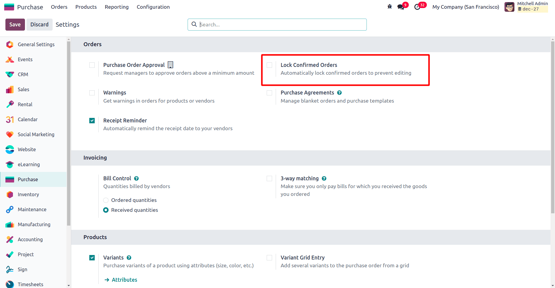 How to Lock Confirmed Purchase Orders Against Edits in Odoo 18-cybrosys