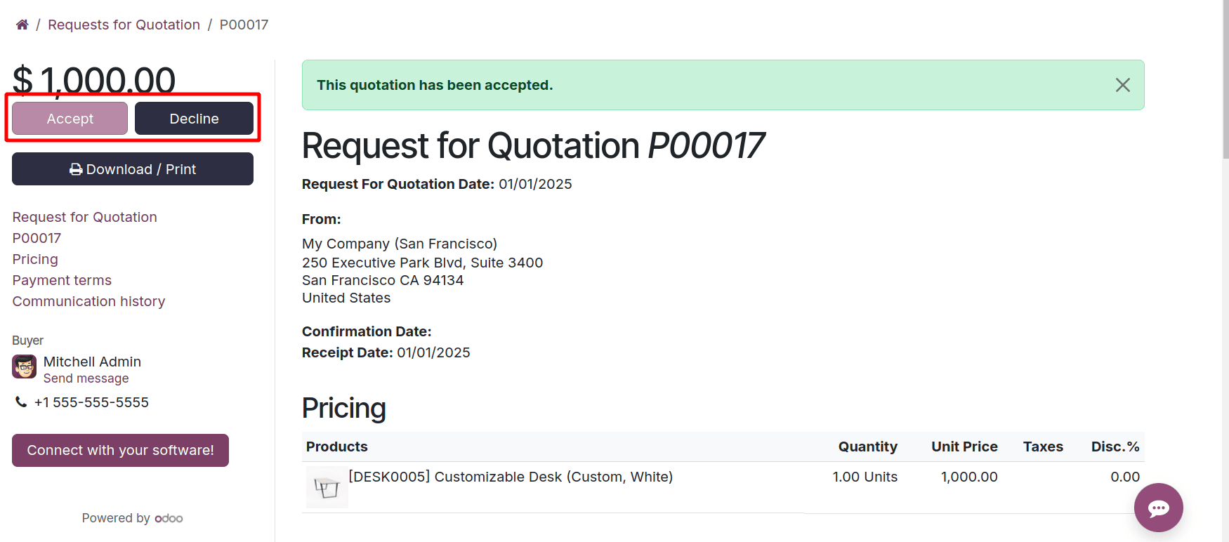 How to Lock Confirmed Purchase Orders Against Edits in Odoo 18-cybrosys
