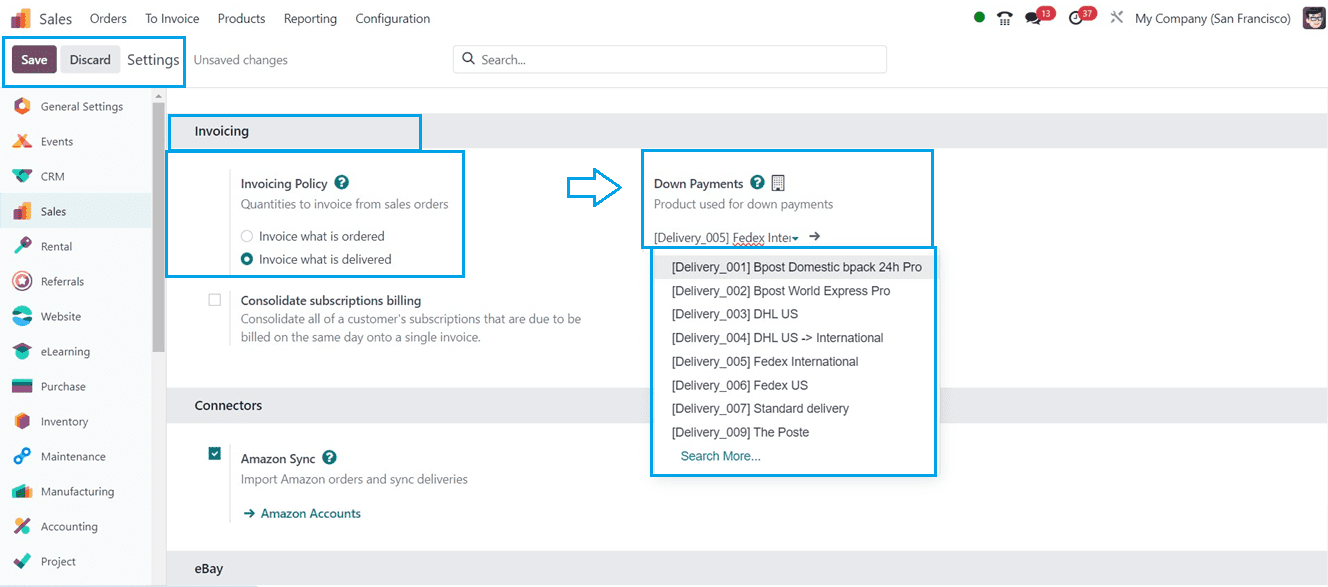 How to Make Down Payments in Odoo 17 Sales-cybrosys