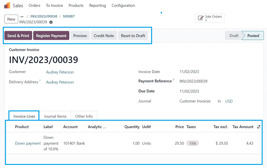 How to Make Down Payments in Odoo 17 Sales-cybrosys