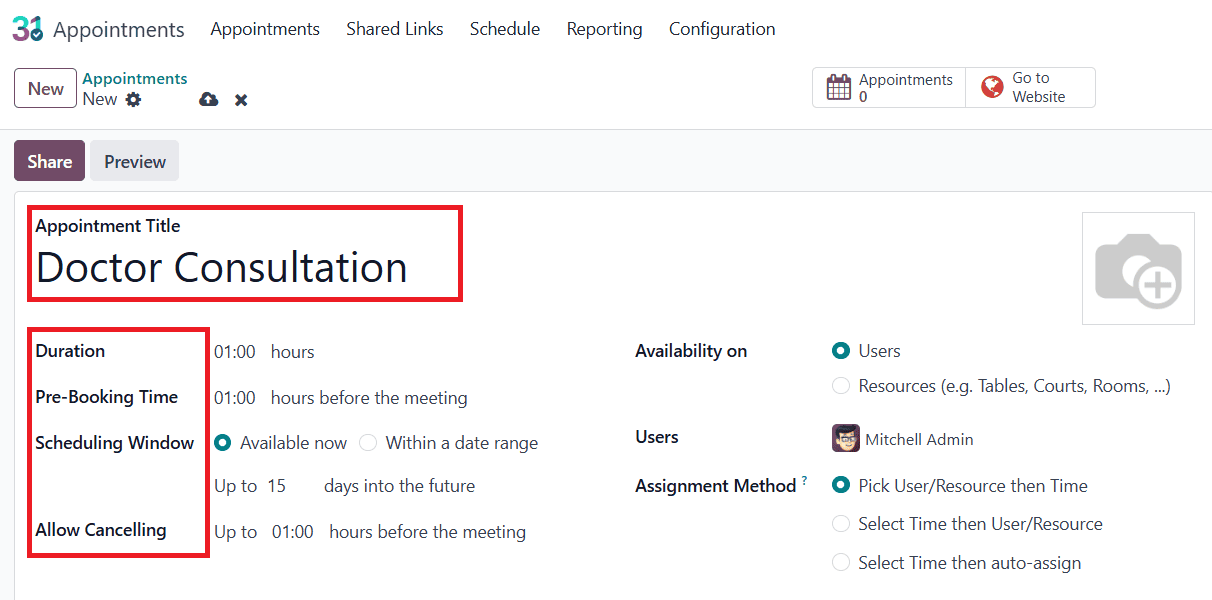 How to Manage a Doctor’s Appointment in Odoo 18 Appointment-cybrosys