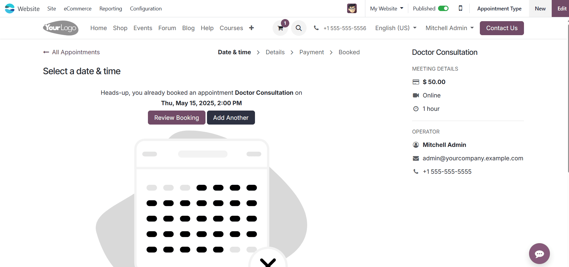 How to Manage a Doctor’s Appointment in Odoo 18 Appointment-cybrosys
