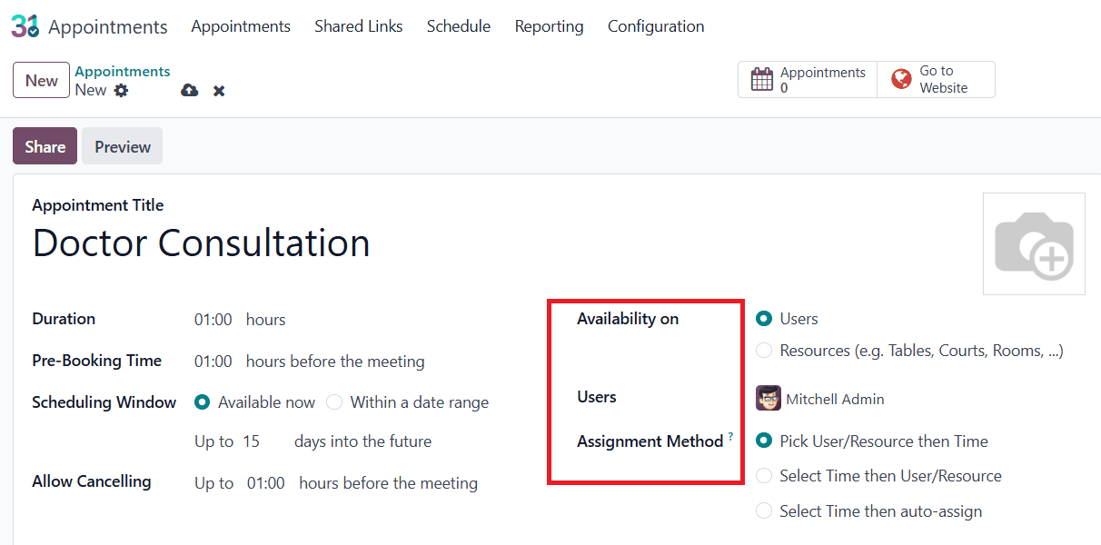 How to Manage a Doctor’s Appointment in Odoo 18 Appointment-cybrosys