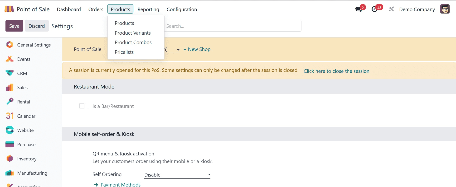 How to Manage Access Rights in Odoo 17 Point of Sale-cybrosys