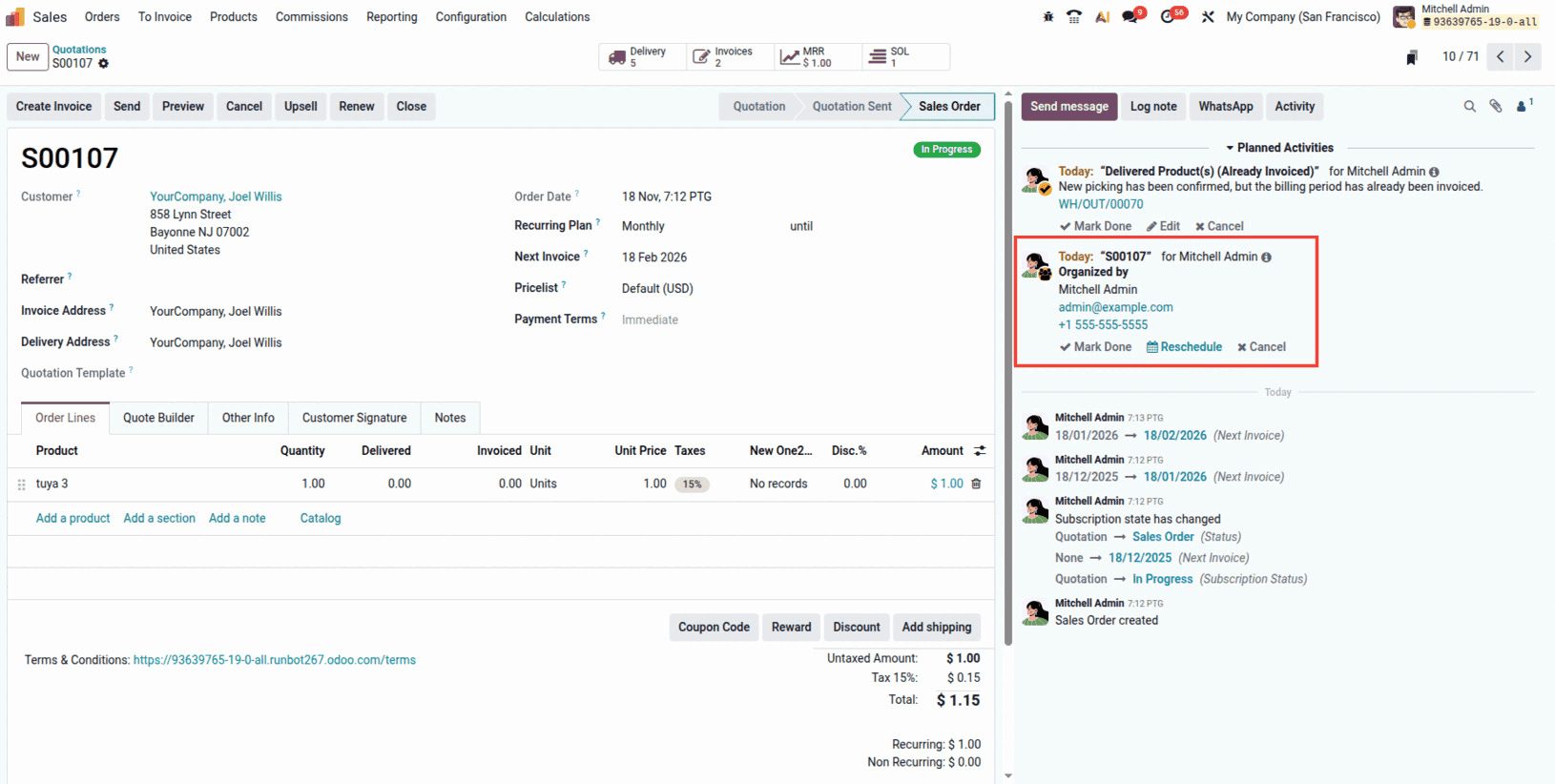How to Manage Activities in Odoo 19-cybrosys