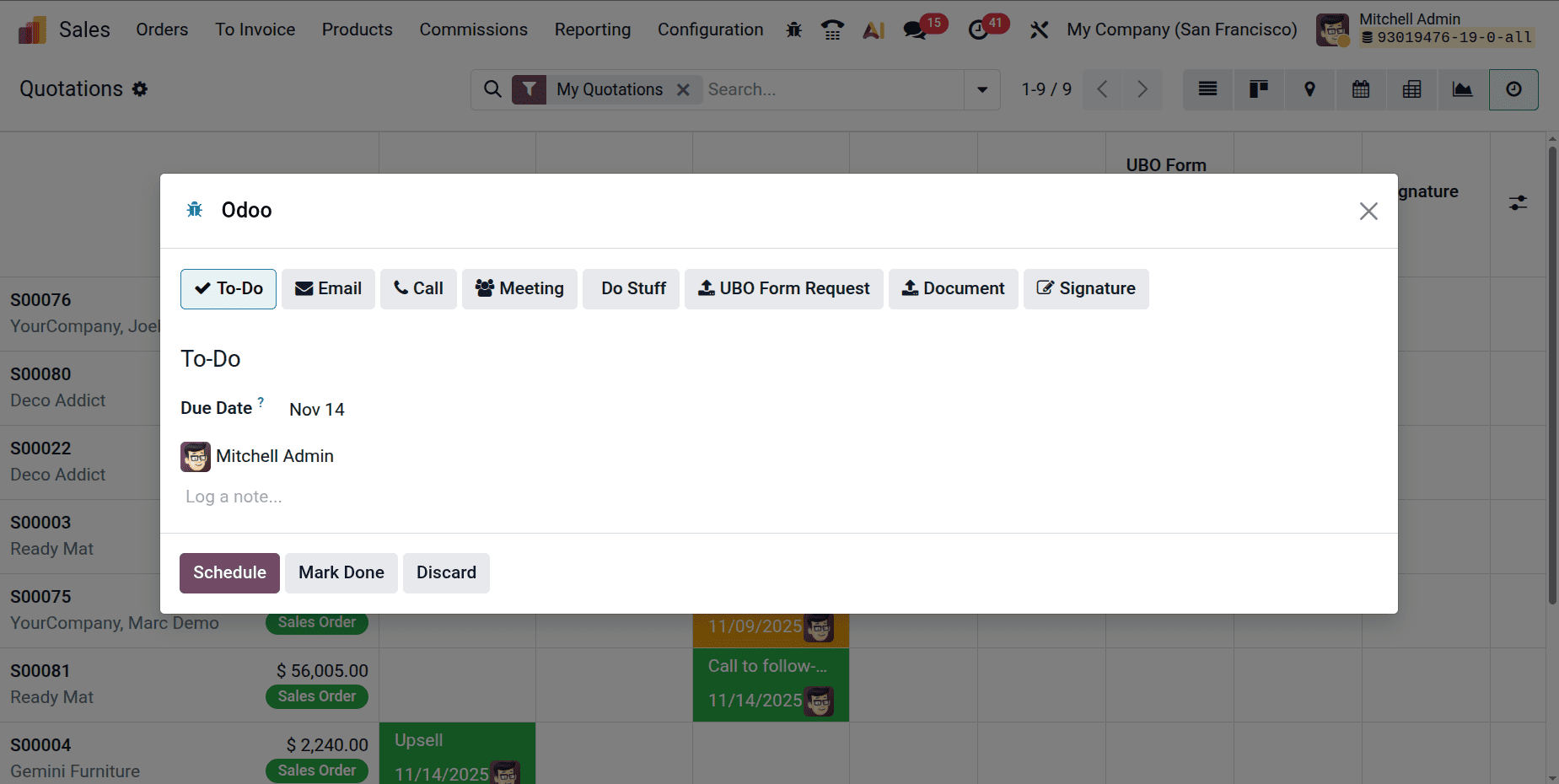 How to Manage Activities in Odoo 19-cybrosys
