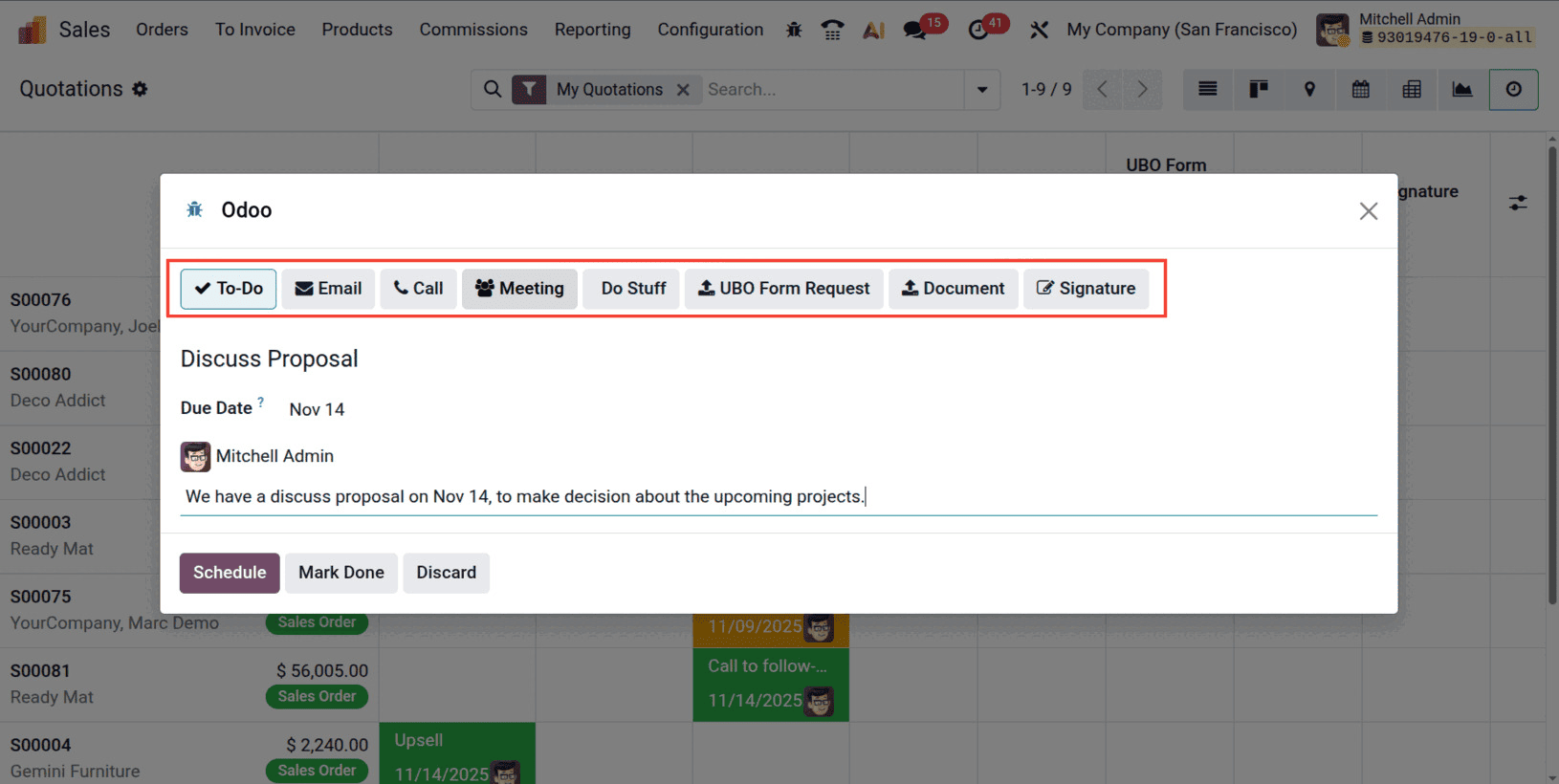 How to Manage Activities in Odoo 19-cybrosys