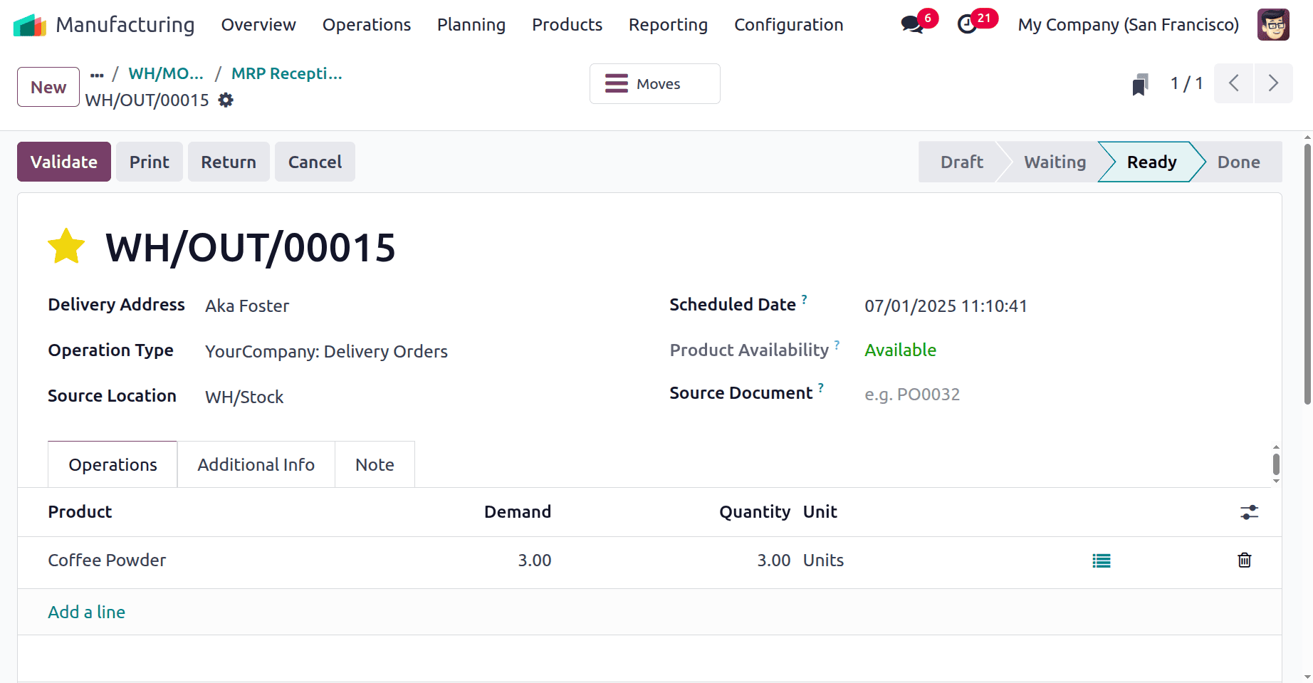 How to Manage Allocation Report for Manufacturing Orders in Odoo 18-cybrosys