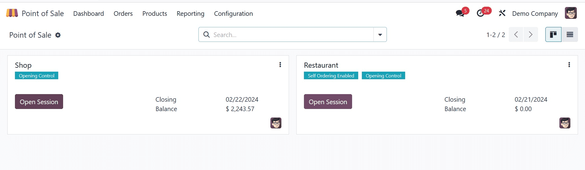 How to Manage, Configuring Accounts & Payment in Odoo 17 POS-cybrosys