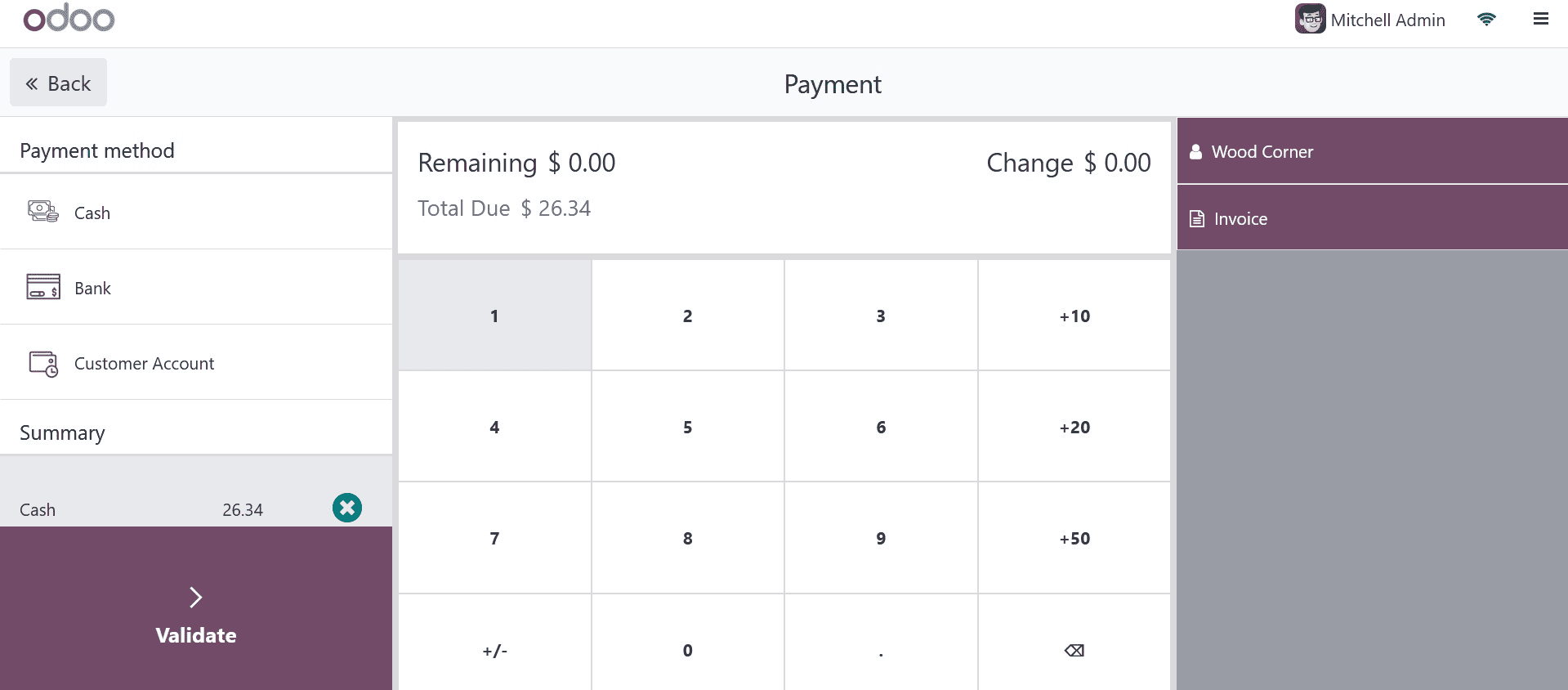 How to Manage, Configuring Accounts & Payment in Odoo 17 POS-cybrosys