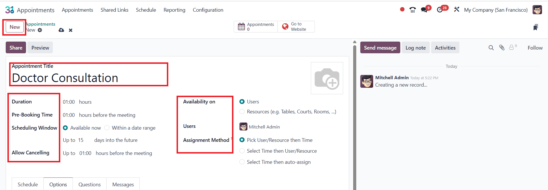 How to Manage and Schedule Appointments in Odoo 18 With or Without Up-Front Payments-cybrosys