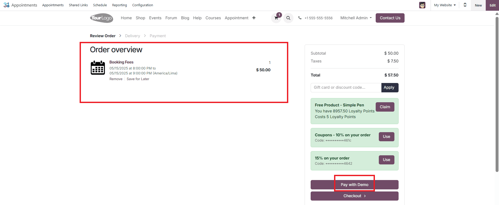 How to Manage and Schedule Appointments in Odoo 18 With or Without Up-Front Payments-cybrosys