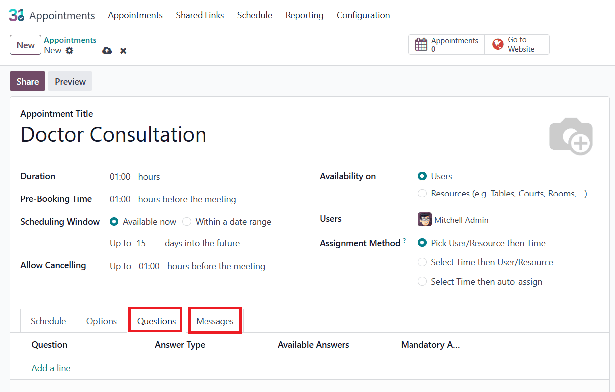 How to Manage and Schedule Appointments in Odoo 18 With or Without Up-Front Payments-cybrosys