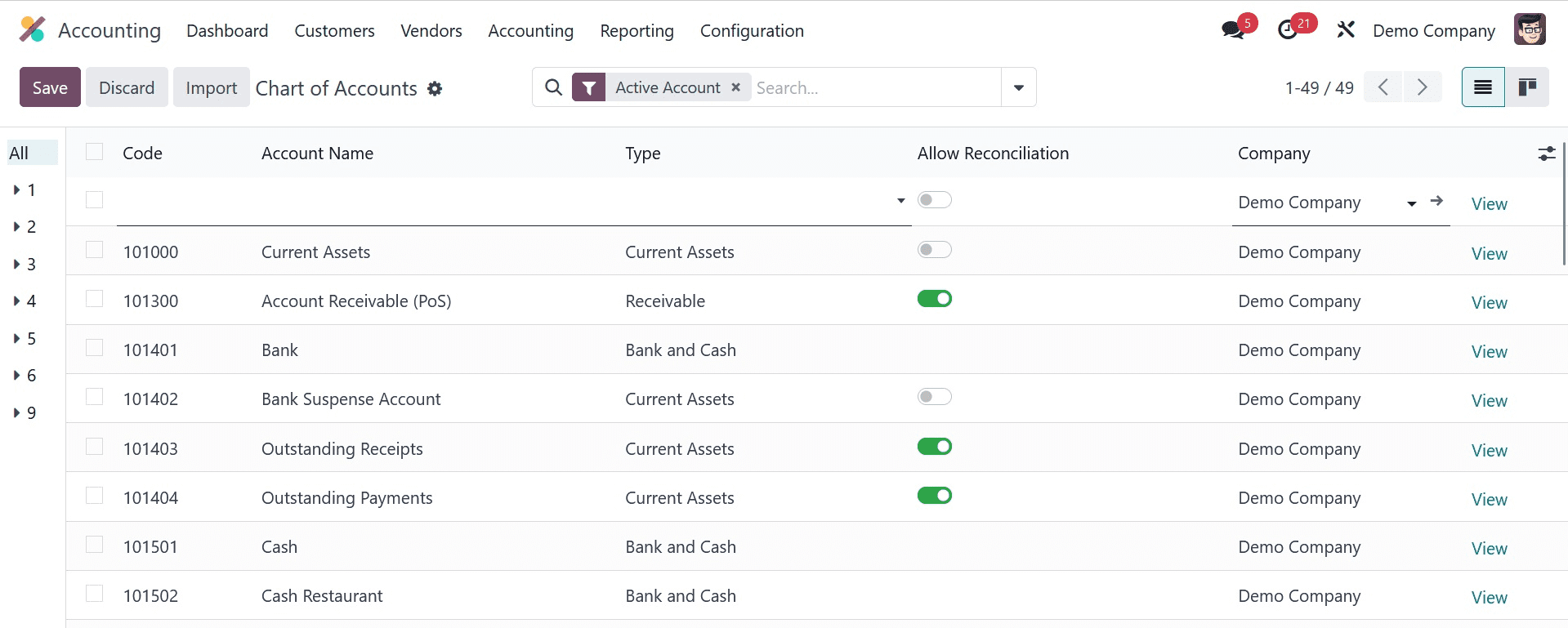 How to Manage Applications of Default Accounts in Odoo 17 Accounting-cybrosys