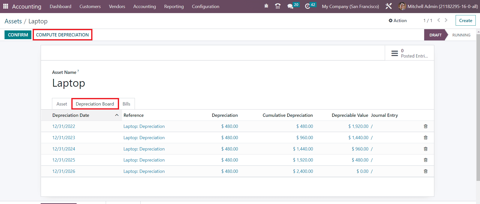 How to Manage Assets in Odoo 16 Accounting Module-cybrosys