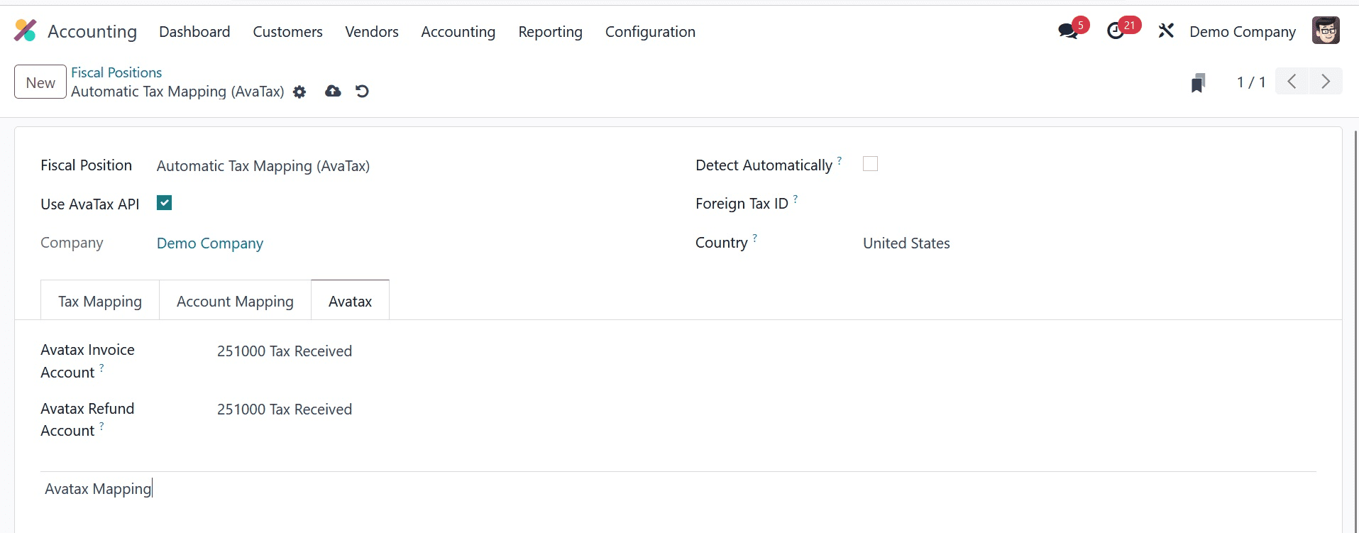 How to Manage Avatax in Odoo 17 Accounting-cybrosys