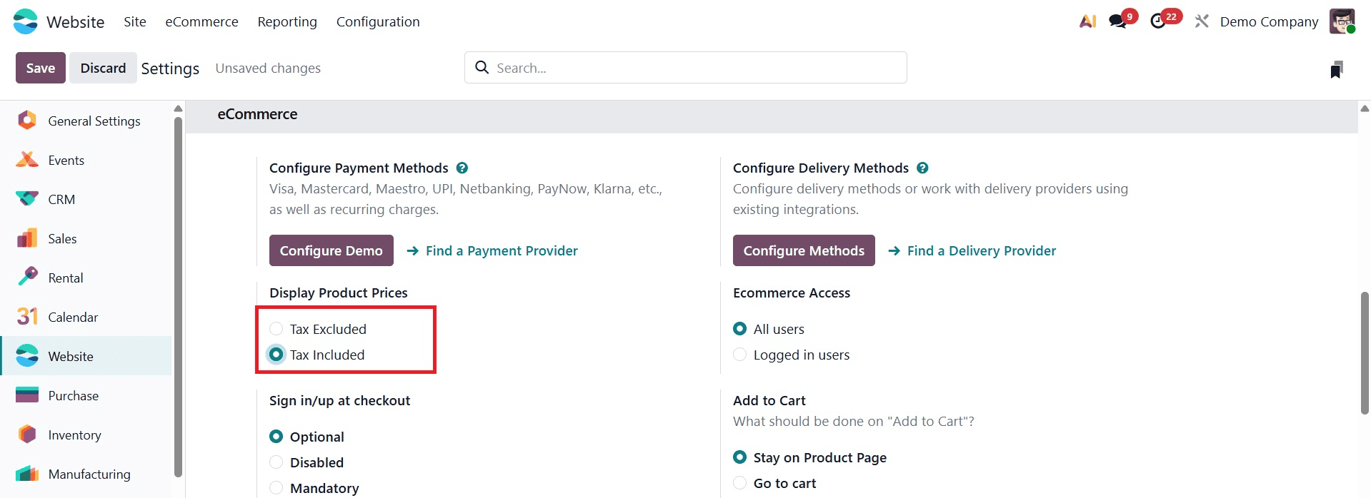How to Manage B2B and B2C Sales in Odoo 19 E-Commerce-cybrosys
