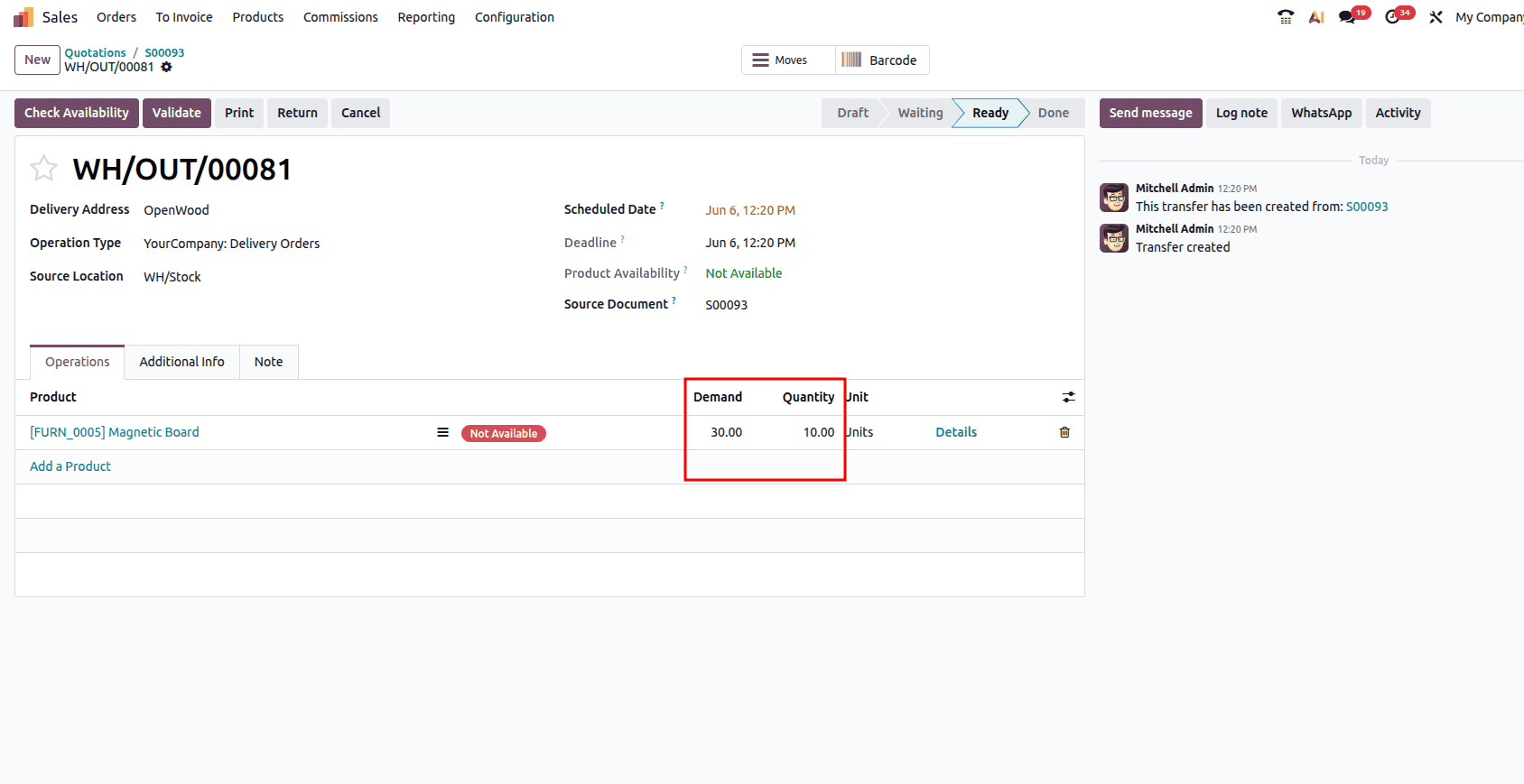 How to Manage Backorders in Odoo 19-cybrosys