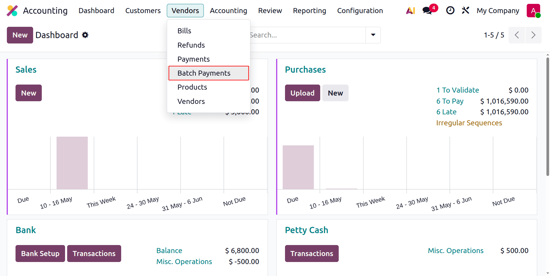 How to Manage Batch Payments and Reconciliations in Odoo 19-cybrosys