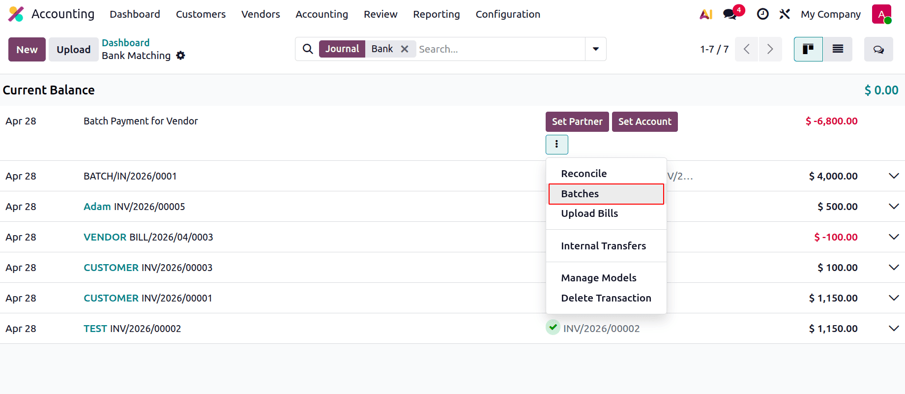 How to Manage Batch Payments and Reconciliations in Odoo 19-cybrosys