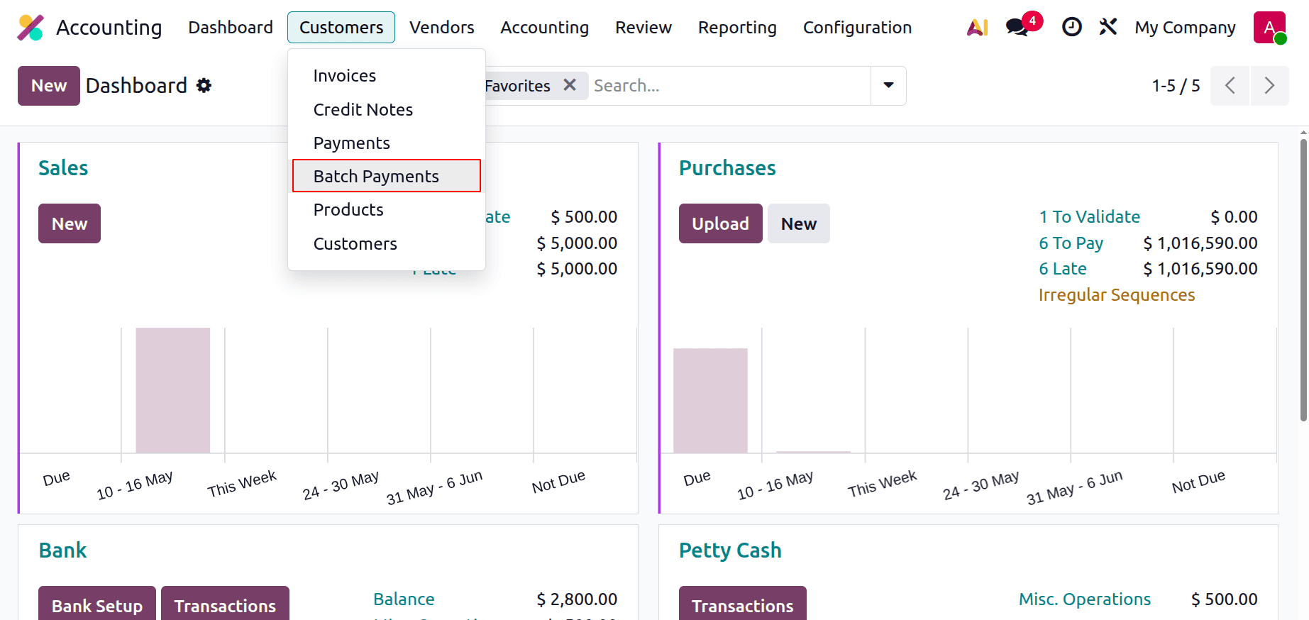 How to Manage Batch Payments and Reconciliations in Odoo 19-cybrosys