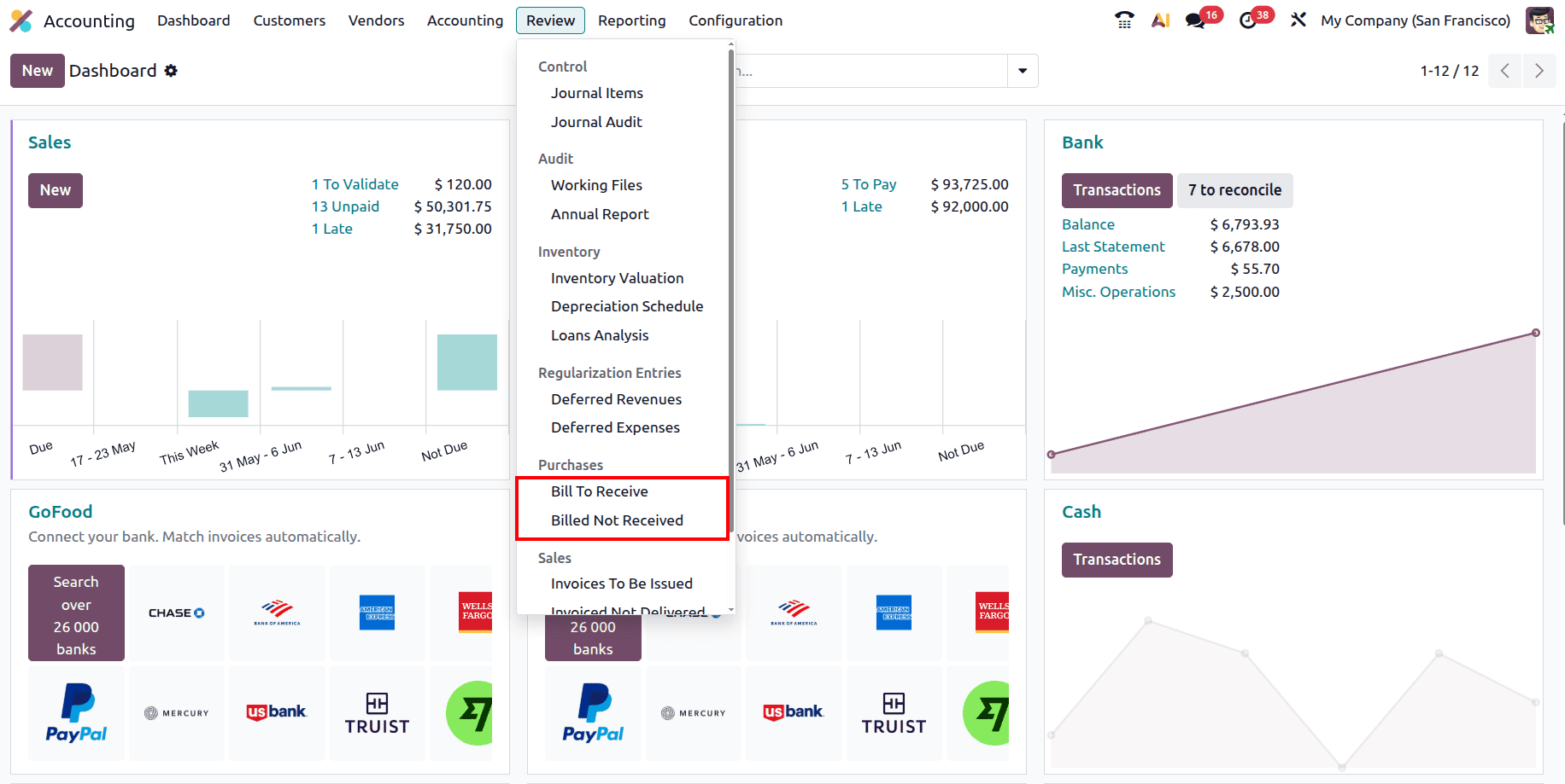 How to Manage Bill to Receive and Billed Not Received in Odoo 19-cybrosys