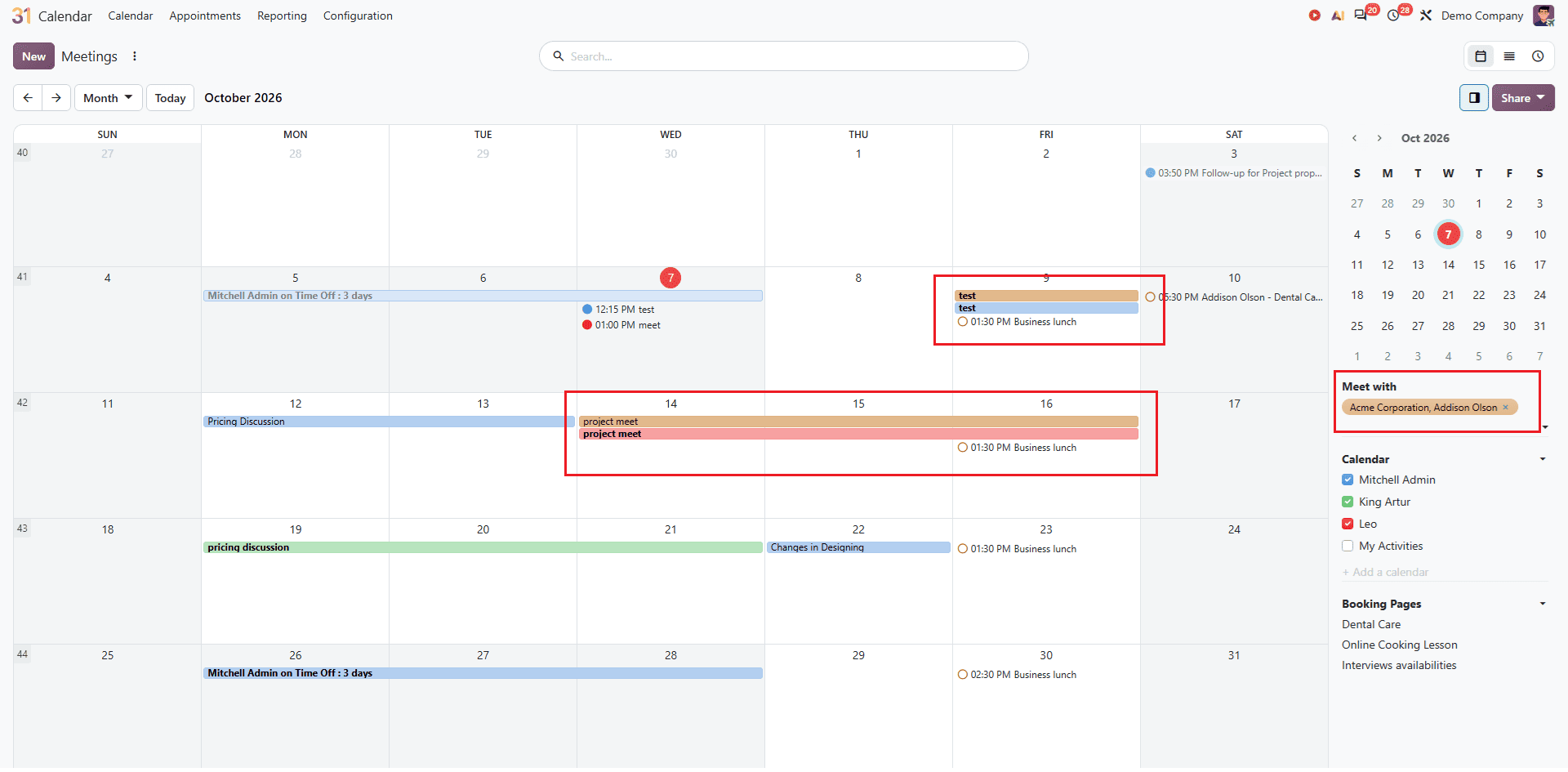 How to Manage Calendar Privacy and Availability in Odoo 20-cybrosys