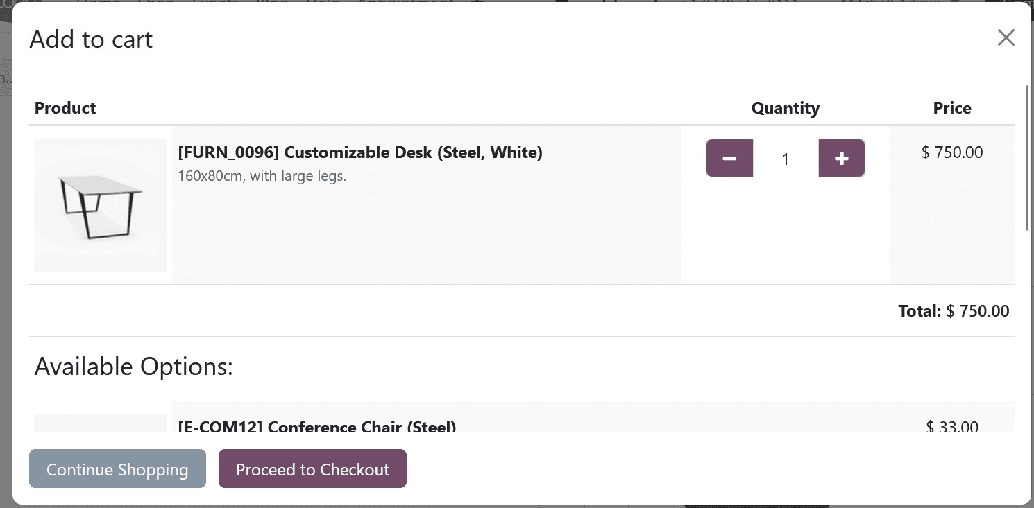 How to Manage Cart & Instant Check-out in Odoo 17 Website-cybrosys