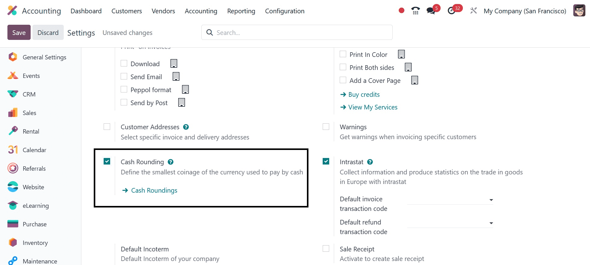 How to Manage Cash Roundings in Odoo 17 Accounting-cybrosys