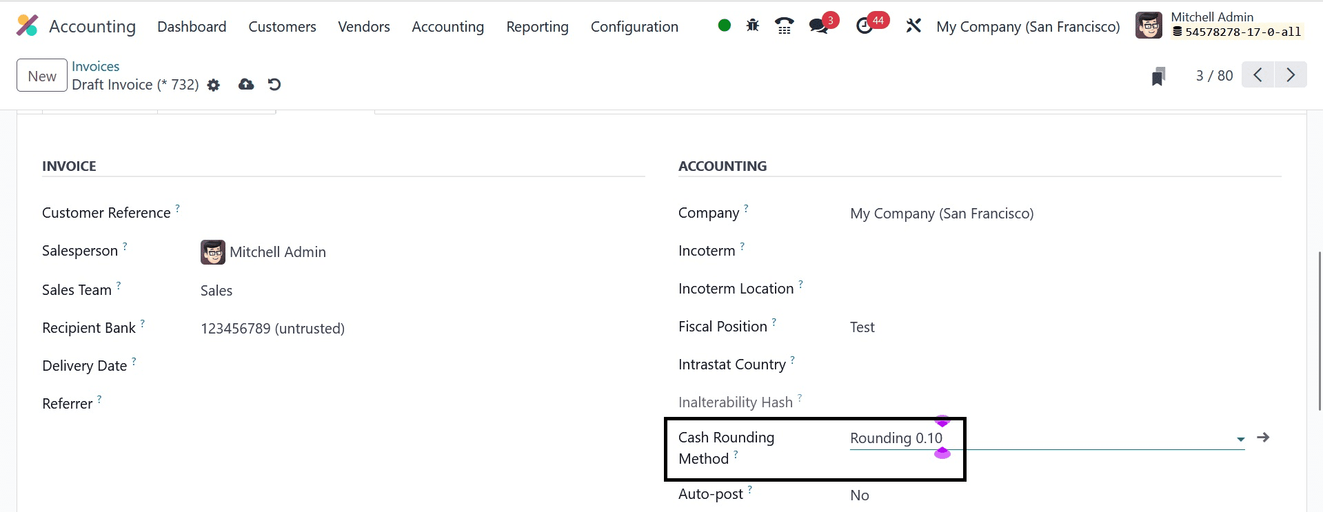 How to Manage Cash Roundings in Odoo 17 Accounting-cybrosys