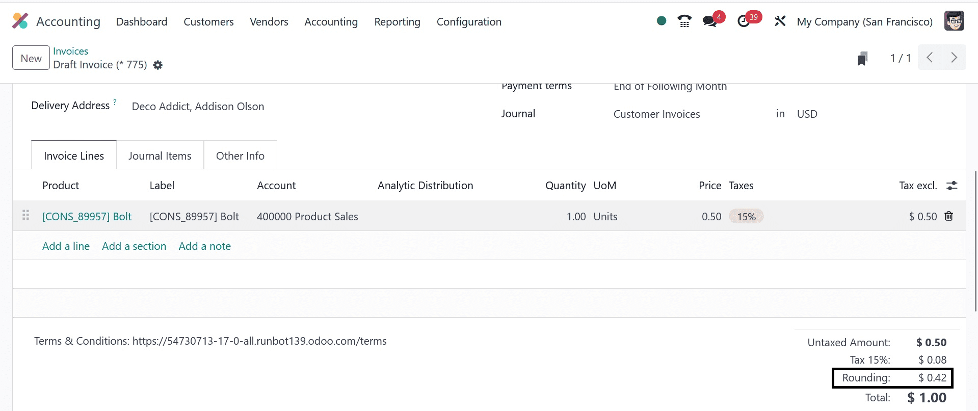 How to Manage Cash Roundings in Odoo 17 Accounting-cybrosys