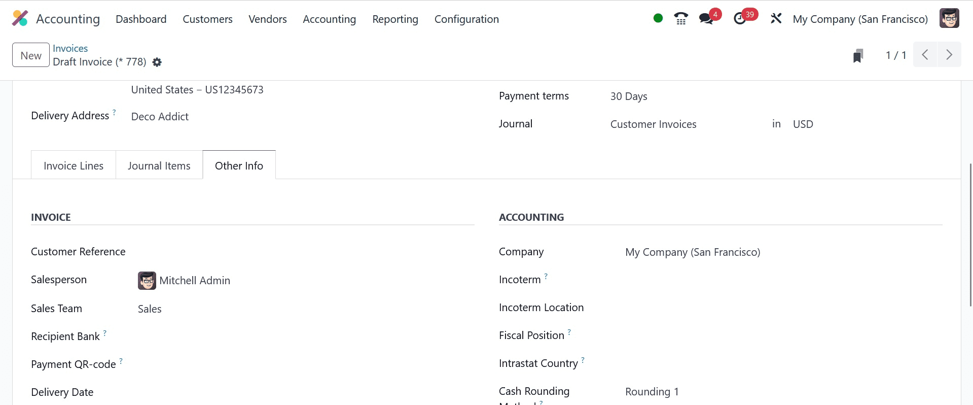 How to Manage Cash Roundings in Odoo 17 Accounting-cybrosys