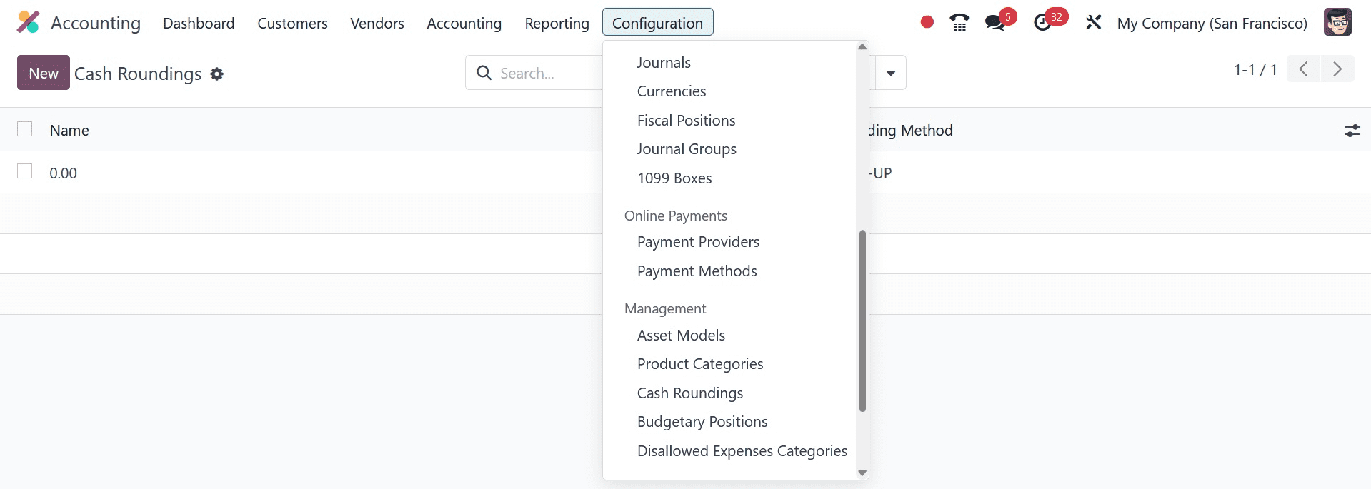 How to Manage Cash Roundings in Odoo 17 Accounting-cybrosys