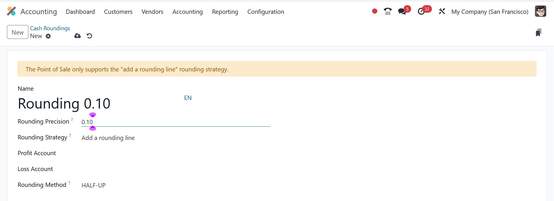 How to Manage Cash Roundings in Odoo 17 Accounting-cybrosys