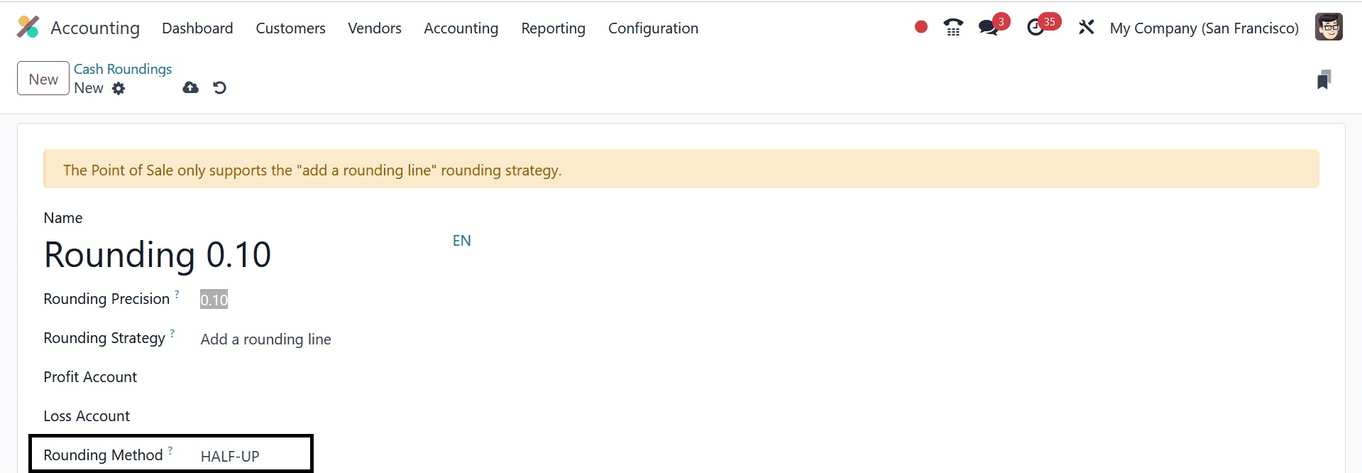 How to Manage Cash Roundings in Odoo 17 Accounting-cybrosys